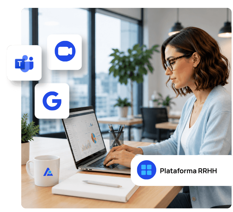 Herramientas digitales Aserta y plataformas para gestión de personal y reportería